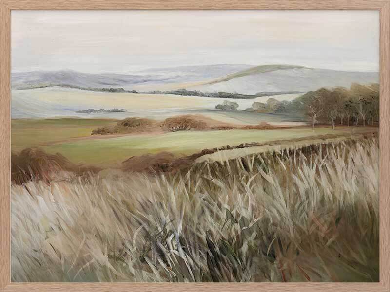 Grassy Whispers Framed Art Print