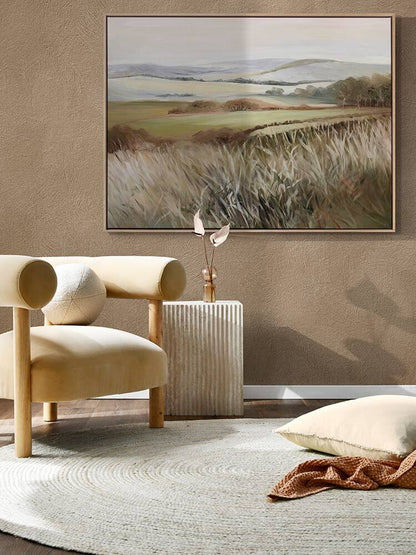 Grassy Whispers Canvas Art Print