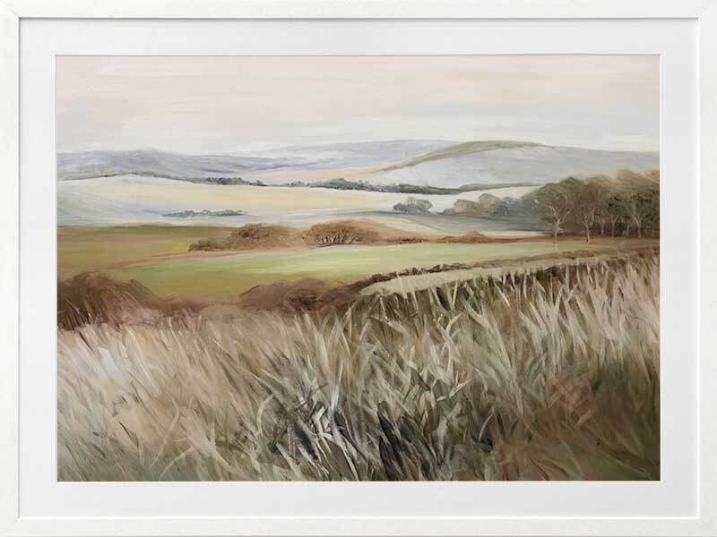 Grassy Whispers Framed Art Print