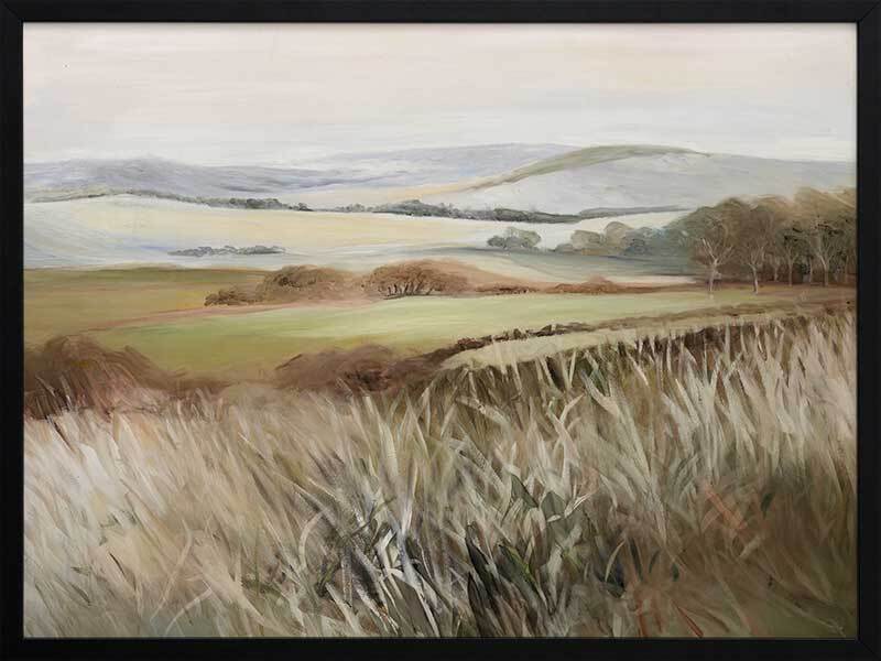 Grassy Whispers Framed Art Print