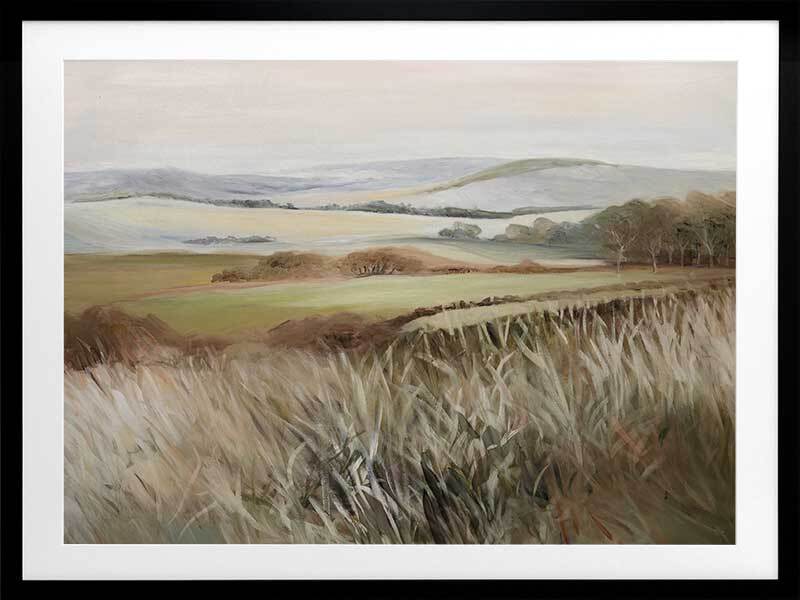 Grassy Whispers Framed Art Print