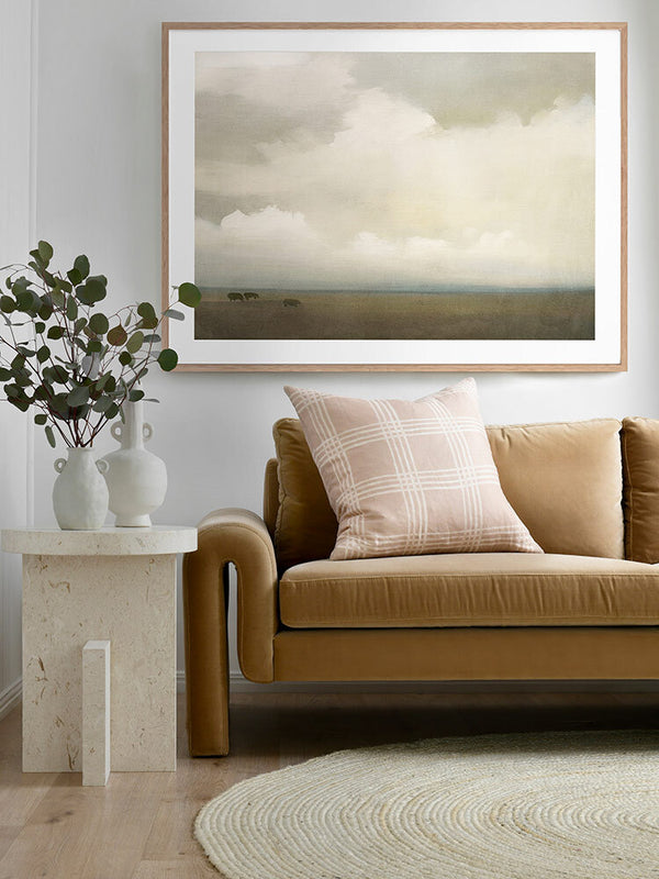 Farm Clouds Framed Art Print | Lifestyle