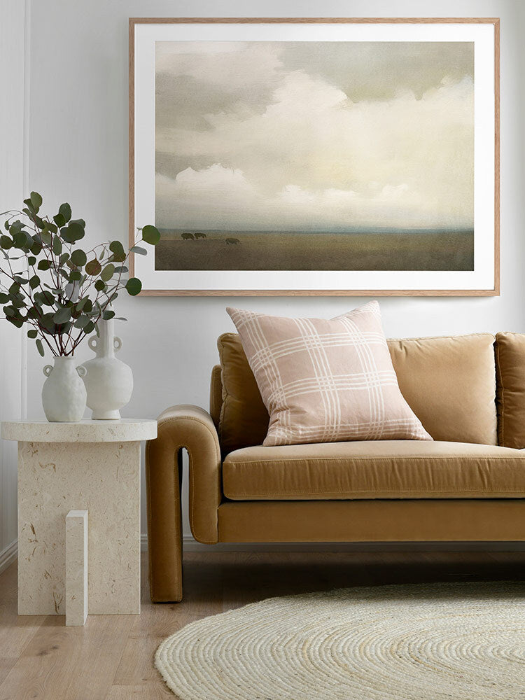 Farm Clouds Framed Art Print | Lifestyle