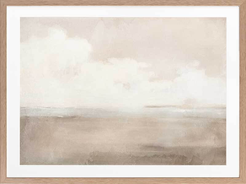 Delicate Horizons Framed Art Print