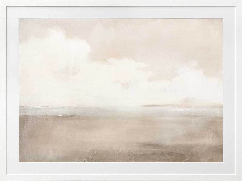 Delicate Horizons Framed Art Print