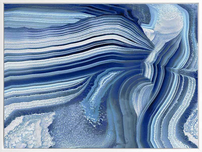 Agate Indigo II Canvas Art Print