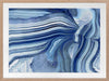 Agate Indigo II Framed Art Print
