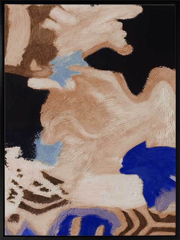 Ebb - Black Box Frame Canvas - 120x160 - Portrait - Sale