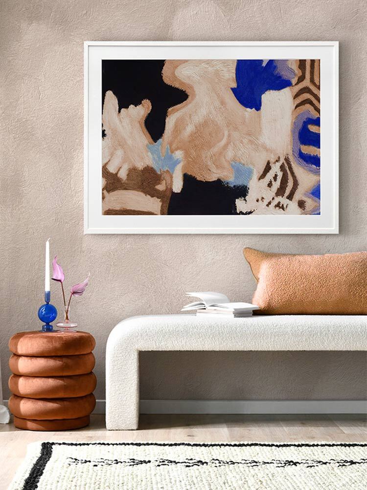 Ebb Framed Art Print | Lifestyle