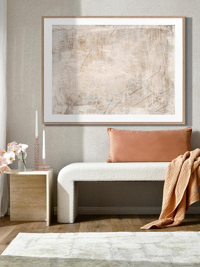 Shapeless II Framed Art Print | Lifestyle