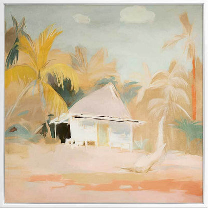 The Beach Hut I Canvas Art Print