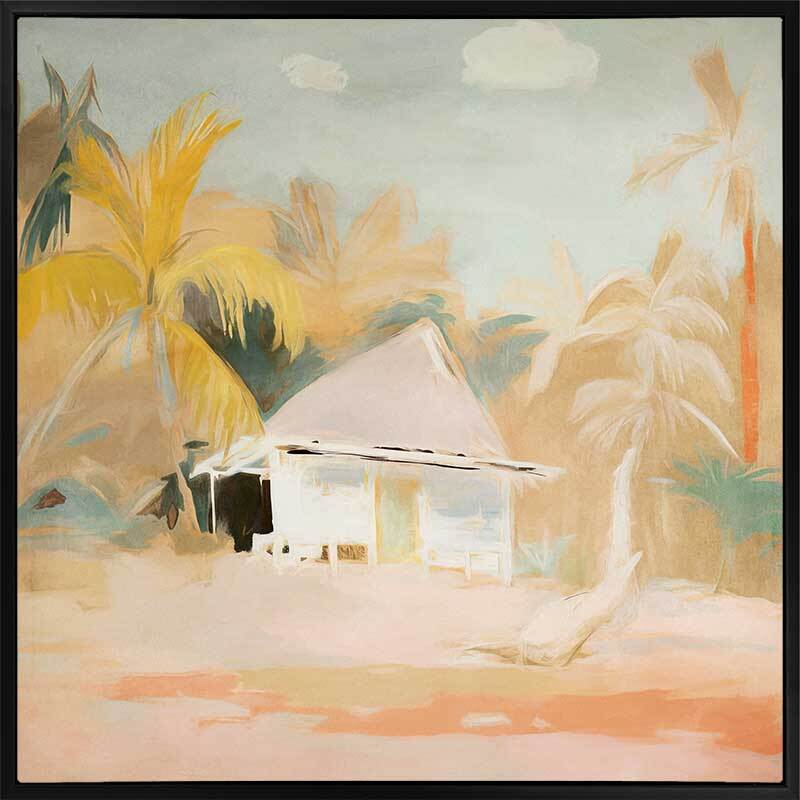 The Beach Hut I Canvas Art Print