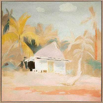 The Beach Hut I Canvas Art Print