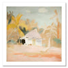 The Beach Hut I Unframed Art Print