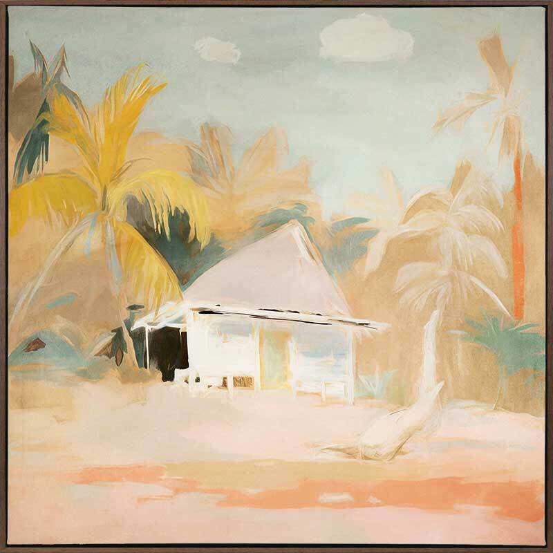 The Beach Hut I Canvas Art Print