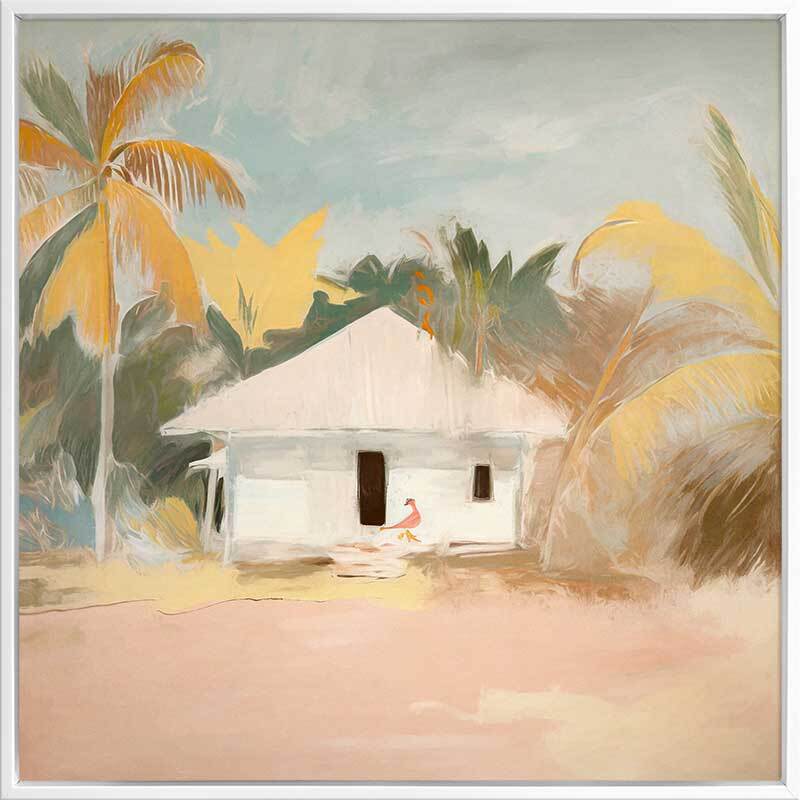 The Beach Hut II Canvas Art Print