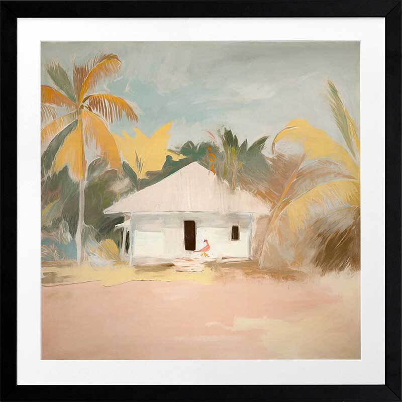 The Beach Hut II Framed Art Print