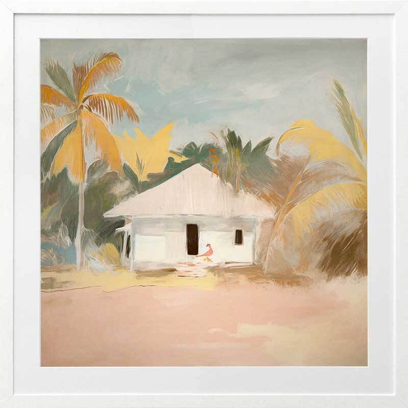 The Beach Hut II Framed Art Print