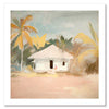 The Beach Hut II Unframed Art Print