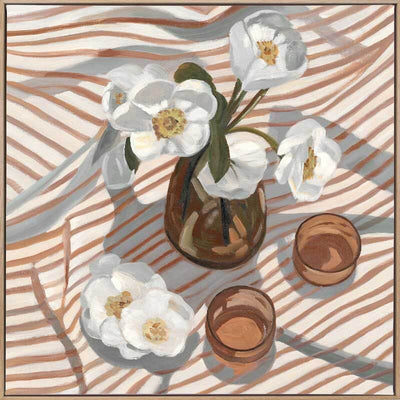 Never a Fleeting Moment - Oak Box Frame Canvas - 30x30