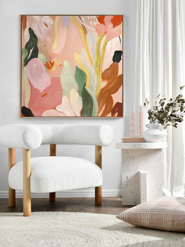 Dancing Petals Canvas Art Print | Lifestyle