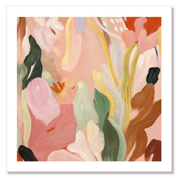 Dancing Petals Unframed Art Print