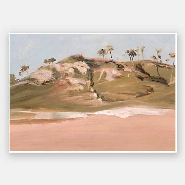 Serene Grassy Hills Unframed Art Print
