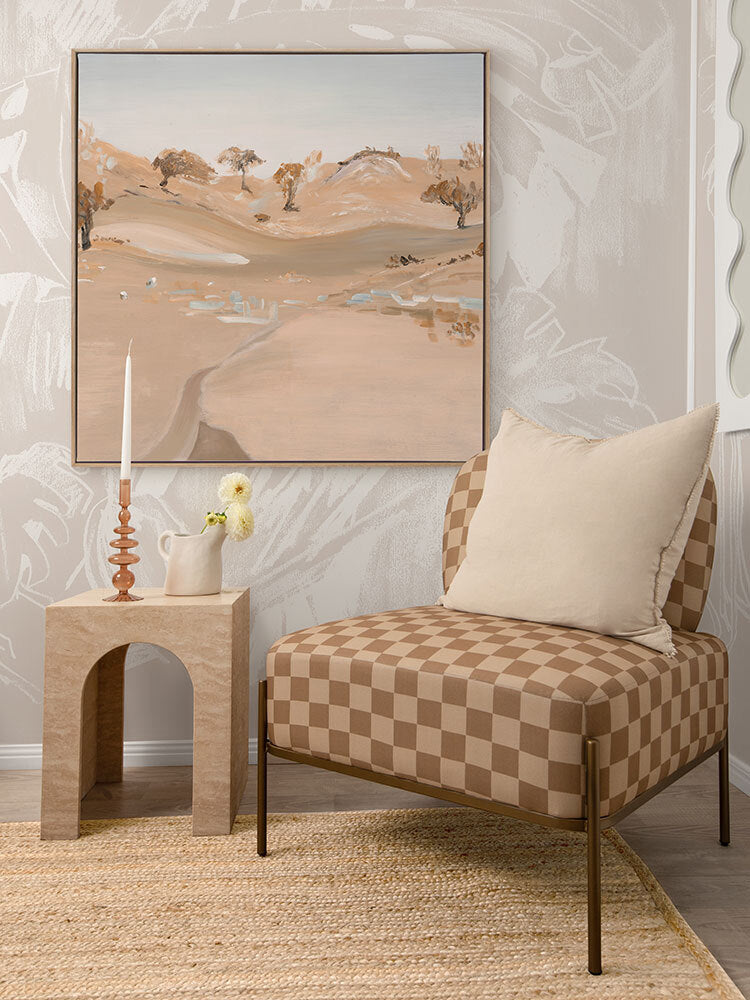 Muted Oasis Canvas Art Print | Lifestyle