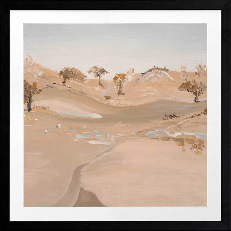 Muted Oasis Framed Art Print