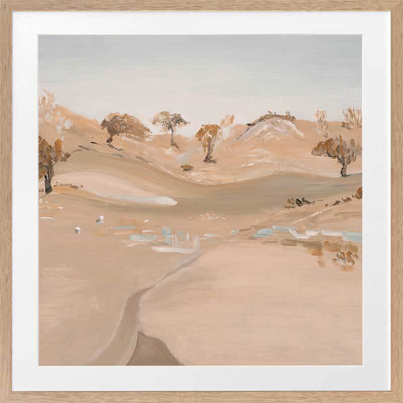 Muted Oasis Framed Art Print