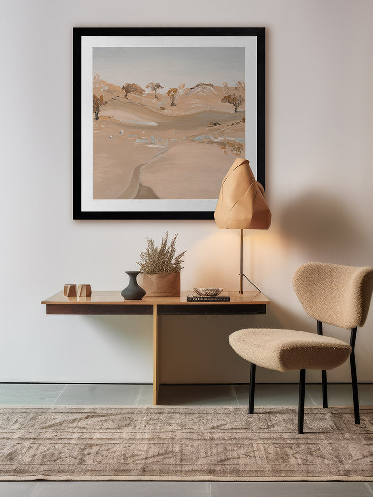 Muted Oasis Framed Art Print | Lifestyle
