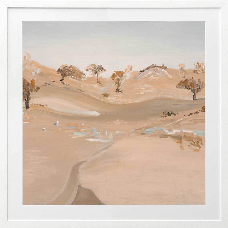 Muted Oasis Framed Art Print