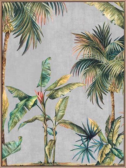 Lush Palms Canvas Art Print