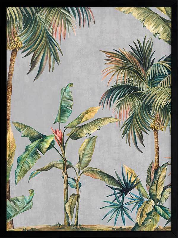 Lush Palms Framed Art Print