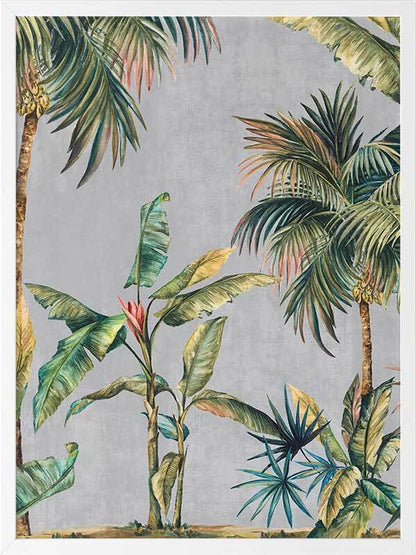 Lush Palms Framed Art Print