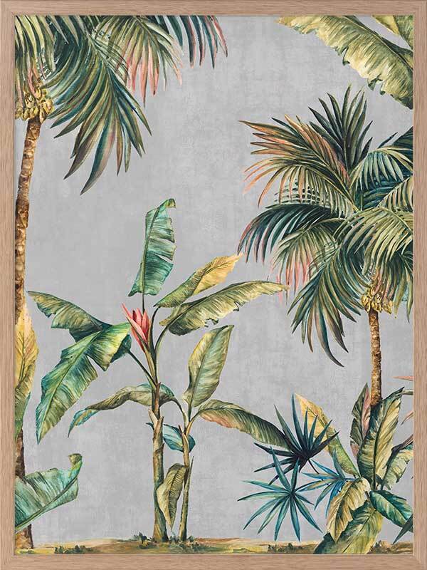 Lush Palms Framed Art Print