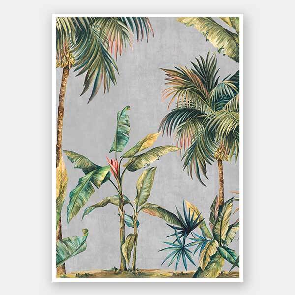 Lush Palms Unframed Art Print