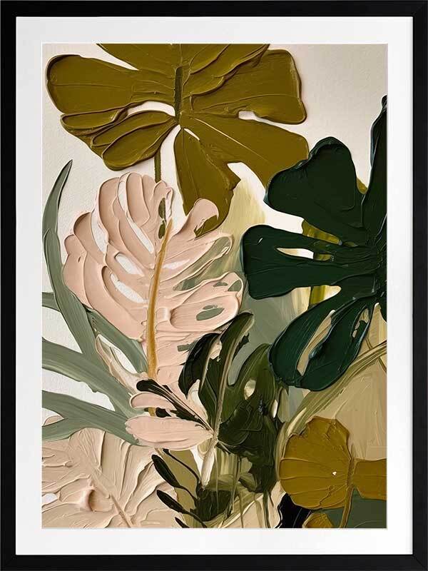 Foliage On A Summer Walk II Framed Art Print