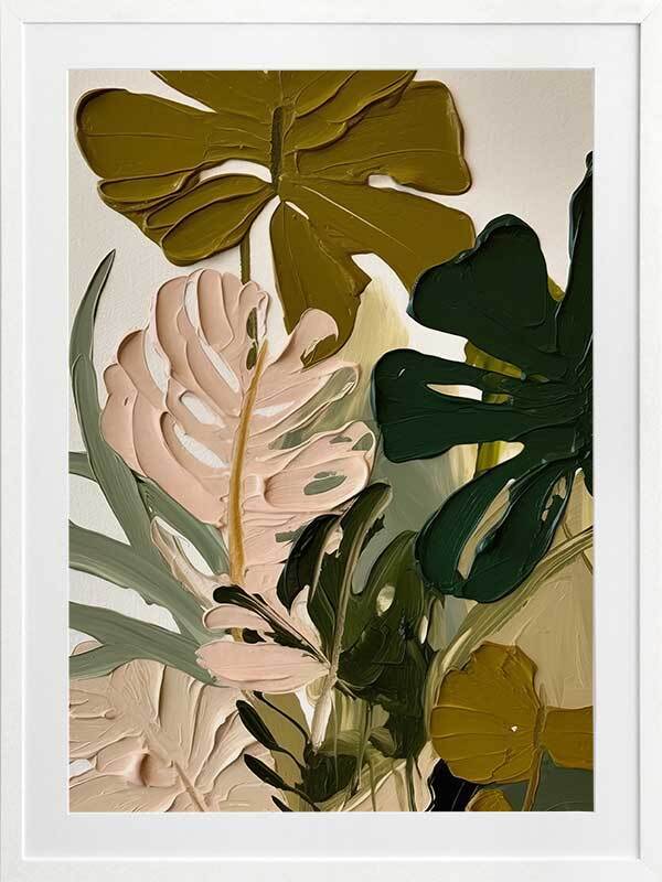 Foliage On A Summer Walk II Framed Art Print