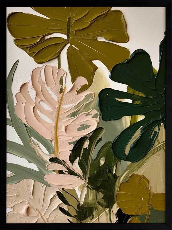 Foliage On A Summer Walk II Framed Art Print