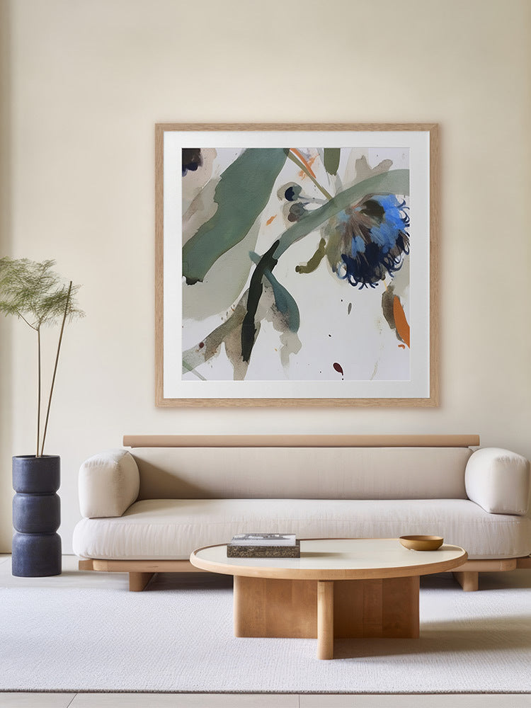 Blue Nectar I Framed Art Print | Lifestyle