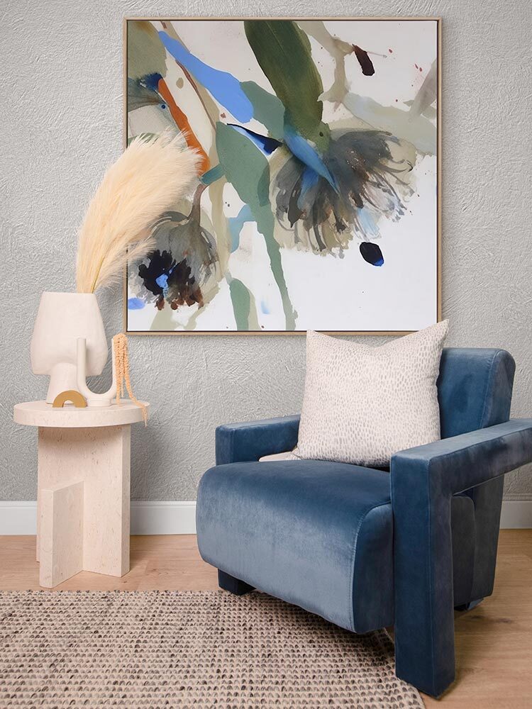 Blue Nectar II Canvas Art Print | Lifestyle