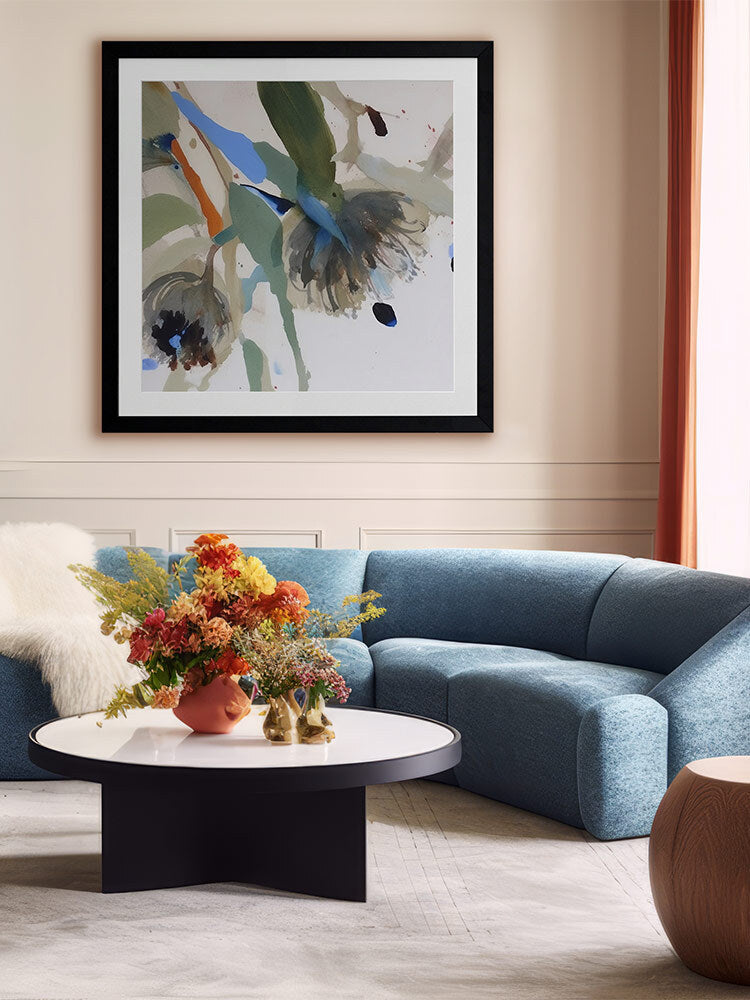 Blue Nectar II Framed Art Print | Lifestyle