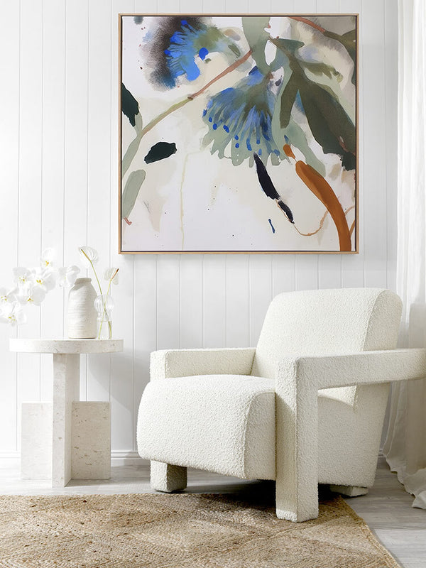 Blue Nectar III Canvas Art Print | Lifestyle