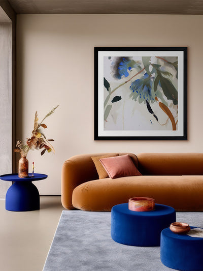 Blue Nectar III Framed Art Print | Lifestyle