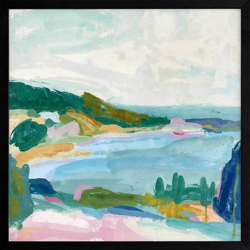 Coastline Nostalgia Framed Art Print