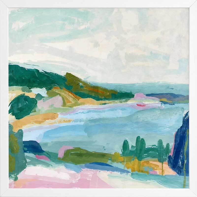 Coastline Nostalgia Framed Art Print