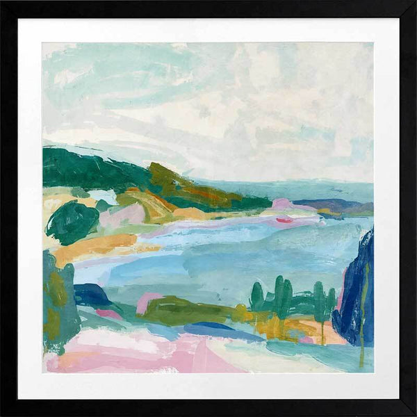 Coastline Nostalgia Framed Art Print