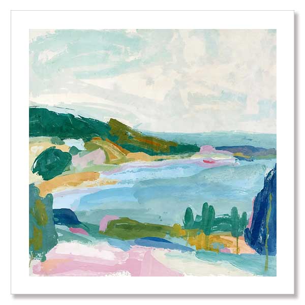 Coastline Nostalgia Unframed Art Print