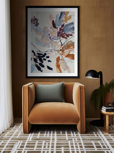 A Leafy Endeavour III Framed Art Print | Lifestyle